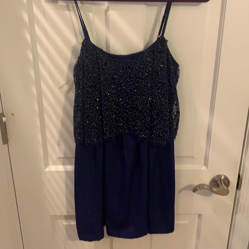 Silence and Noise Sequin Mini Dress